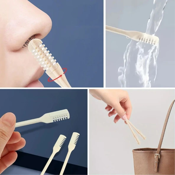 2&apos;Si Bir Arada 2 Parça Kutulu Burun Kıl Alma ve Kulak Temizleme Aparatı (2818) - Resim 4