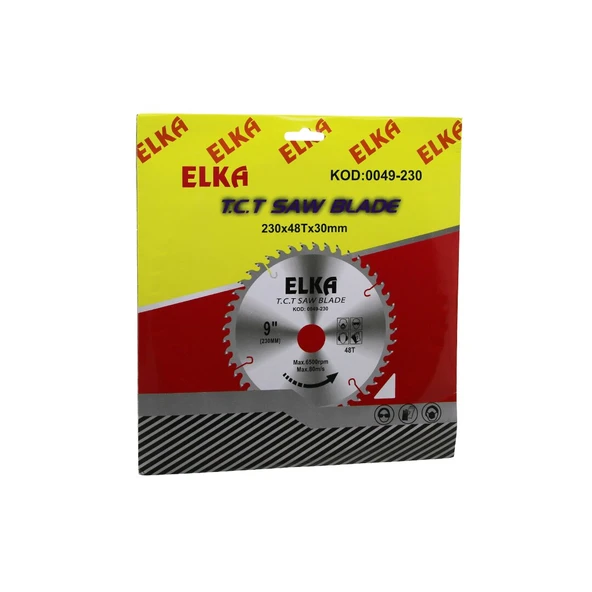 ELKA 0049-230 230 X 48T X 30MM  AĞAÇ SUNTA KESİCİ DİSK (2818) ürün görseli