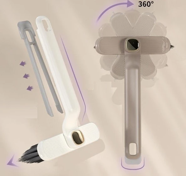 Döner Başlıklı Temizlik Fırçası Cımbızlı (2818) - Resim 3