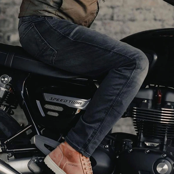 REVIT DETROIT 2 KOT PANTOLON GRİ - 4