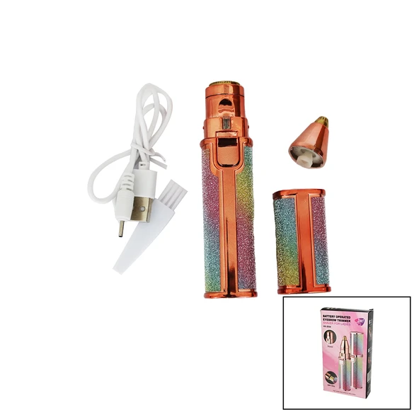 2IN1 BAŞLI - SİMLİ - RUJ MODEL - USB ŞARJLI YANAK - BURUN TÜY ALMA MAKİNESİ (5224) AZ-52244783610 ürün görseli