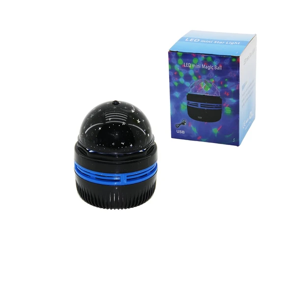 MİNİ GECE LAMBASI PİLLİ - USBLİ GÜN IŞIK - RENKLİ IŞIK RENK DEĞİŞTİRME - MANUEL DÖNERLİ (2818) ürün görseli 1