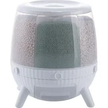 6 Bölmeli 360 Derece Dönebilen 6 Lt Bakliyat Organizeri (2818) - Resim 5