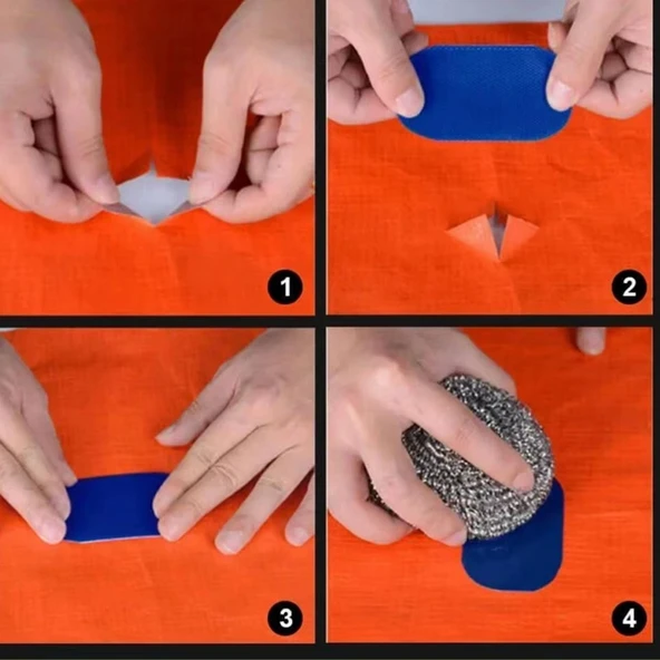 5 cm x 5 mt. Yapışkanlı  Çadır Tente Hortum Tamir Bandı (2818) - Resim 5