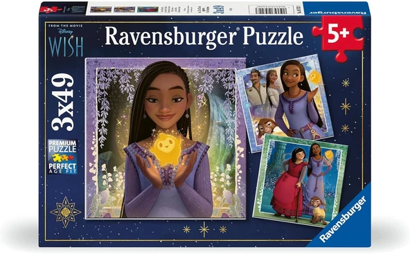 Ravensburger 3x49 Parça Puzzle WD Wish ürün görseli 1