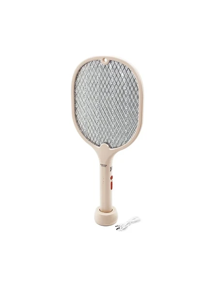 Masaüstü Standlı Şarjlı Sinek Öldürücü-Sinek Kovucu Raket (2818) - Resim 2