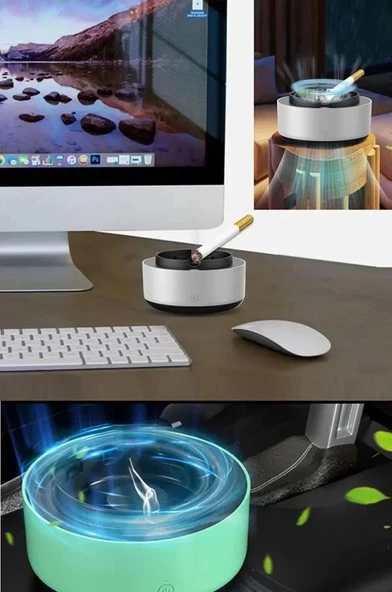 Hava Temizleyici Küllük HS-28 İç Mekan Ev Ofis Araba (2818) - Resim 2