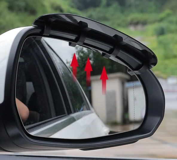 Araba Ayna Yağmur Koruyucu Siper Karbon Desenli (2818) - Resim 5