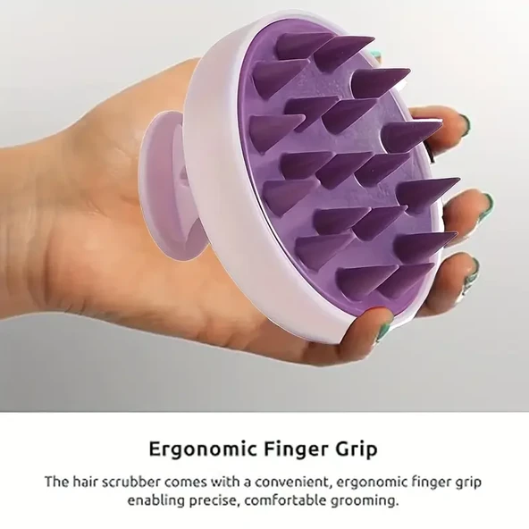 Konik Uçlu Saç Masaj Fırçası (Asortili) (2818) - Resim 4