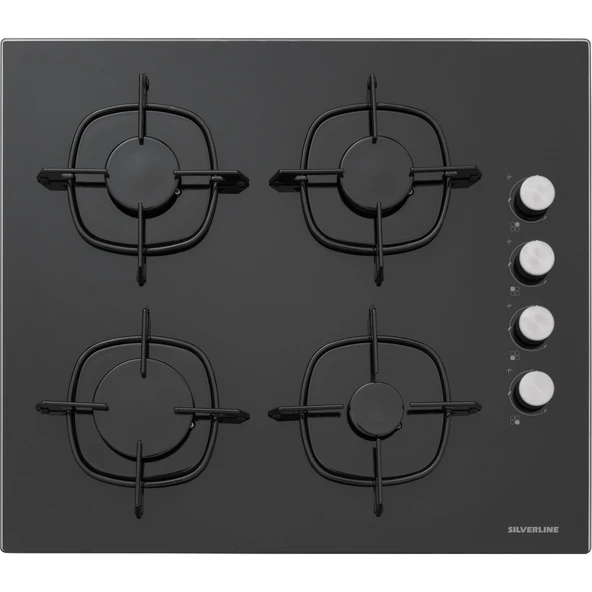 Silverline BO6502B02 - CS5335B01 - 3490 Oslo Siyah Ankastre Set - Resim 3