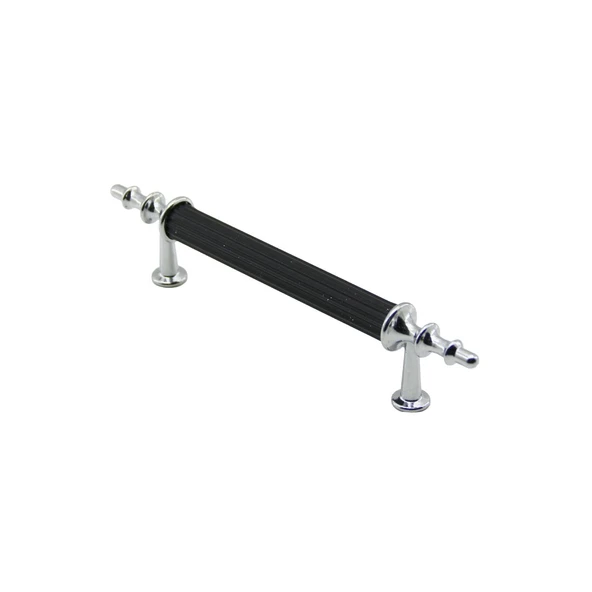 10 ADET KROM - SİYAH BORU KULP 9.6CM (2818) ürün görseli 1