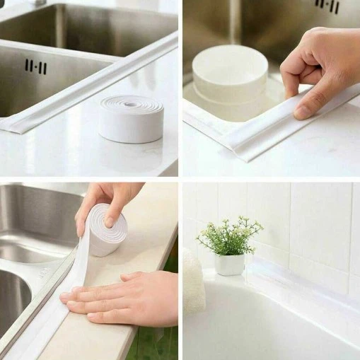 BEYAZ Su Sızdırmaz Lavabo Kenar Bandı (3.2m) (2818) - Resim 3