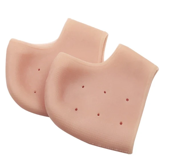 Silikon Topuk Çorabı Ten Rengi (2818) - Resim 2