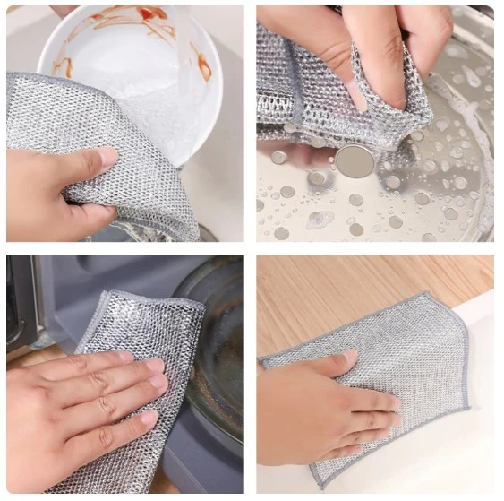 Çok Amaçlı Sihirli Tel Temizlik Bezi (2818) - Resim 2