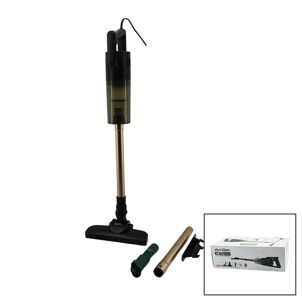 AWOX NETO VC-10 GOLD METAL SAPLI DİK ELEKTRİKLİ SÜPÜRGE 500W 5MT KABLOSAP=75+35=110CMHEPA FİLTRE (5224) AZ-5224Gok111872 ürün görseli