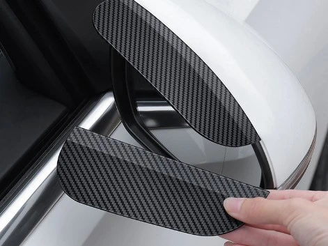 Araba Ayna Yağmur Koruyucu Siper Karbon Desenli (2818) ürün görseli 1