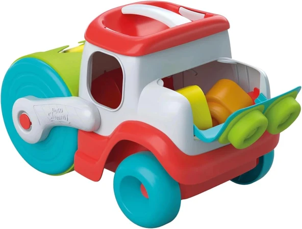 Clementoni Soft Clemmy Yumuşak Blok Duyusal Silindir Kamyon 17495 - Resim 2