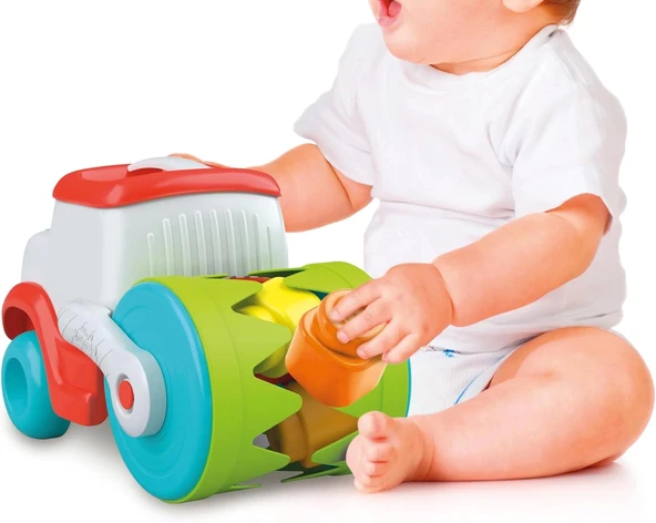 Clementoni Soft Clemmy Yumuşak Blok Duyusal Silindir Kamyon 17495 - Resim 3