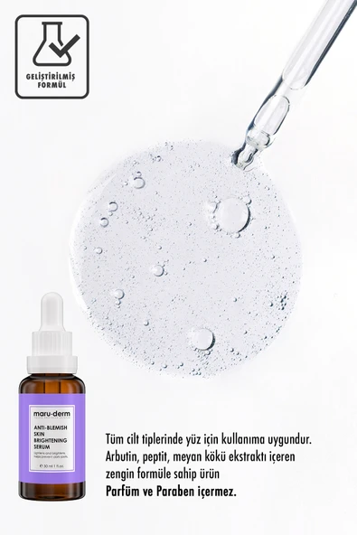 Leke Karşıtı Ve Beyazlatıcı Cilt Bakım Serumu | Alpha Arbutin %2 Niacinamide %5 | 30 ml - Resim 3