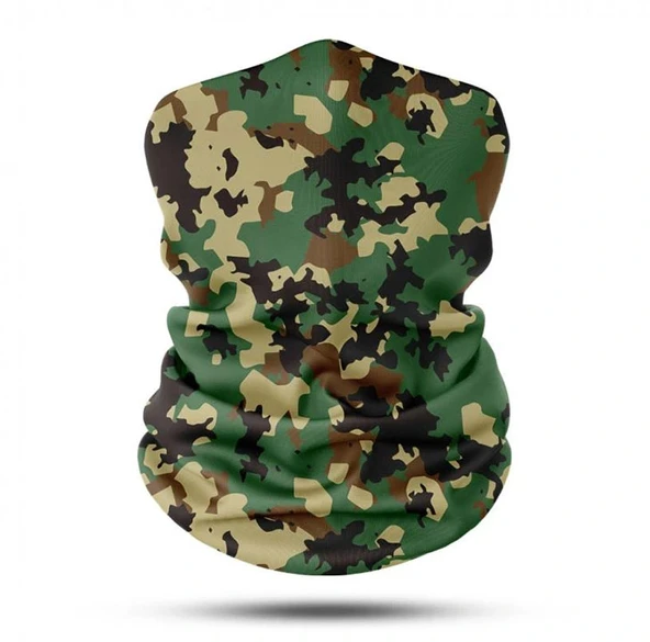 VEXO BANDANA CAMOUFLAGE YEŞİL - 2