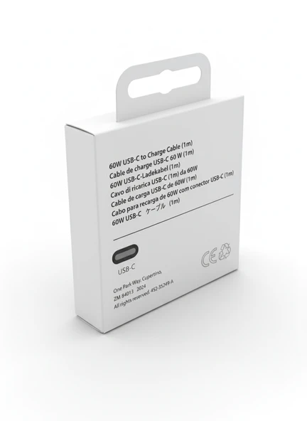 iPhone Usb-C 60W Şarj Kablosu (1m) - MC56XX/KKA - 2