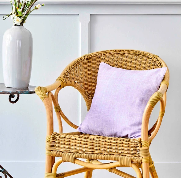 Karaca Home Levin Lila Düz İç Dolgulu Kırlent 45 45 cm Şık ve Yumuşak Dekoratif Yastık ürün görseli