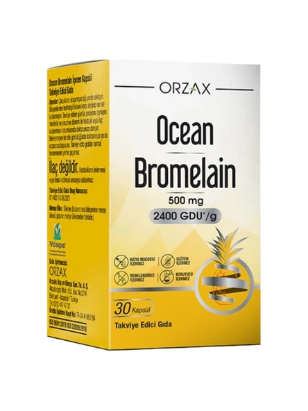 Ocean Bromelain 60 Kapsül ürün görseli