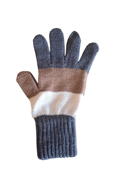 Garson beden Erkek Çocuk Eldiven Antrasit- 8-12 yaş - Resim 3