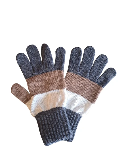 Garson beden Erkek Çocuk Eldiven Antrasit- 8-12 yaş - Resim 4