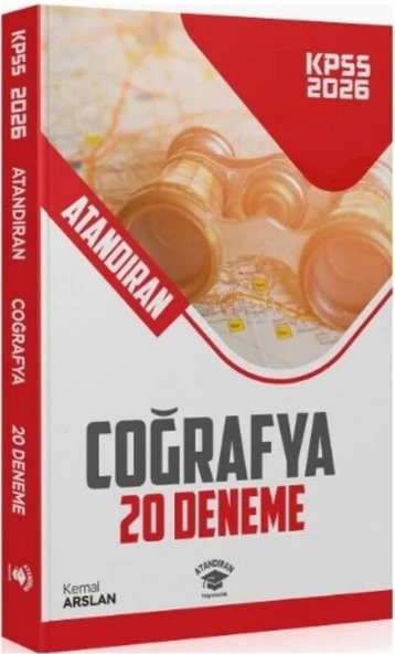 2026 KPSS Coğrafya 20 Deneme Çözümlü Atandıran Yayıncılık ürün görseli 1