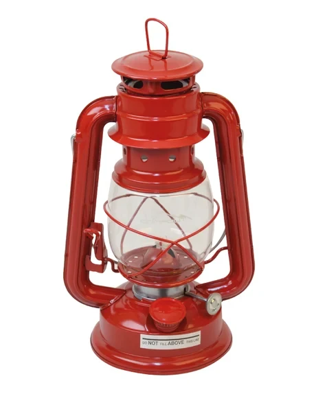 Klasik Gaz Yağı Lambası Gemici Feneri KÜÇÜK KIRMIZI ürün görseli 1