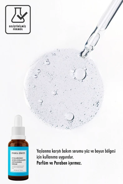 Hyalüronik Asit & Kolajen Cilt Bakım Serumu 30 ml - Resim 3