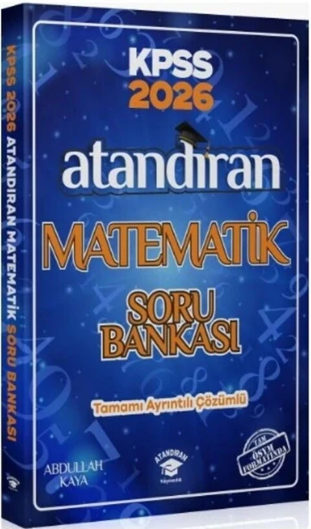 2026 KPSS Matematik Soru Bankası Çözümlü Atandıran Yayıncılık ürün görseli 1
