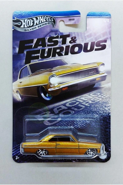 Hot Wheels Silver Series Fast & Furious 1966 Chevy Nova HNR88 JBY42 ürün görseli 1