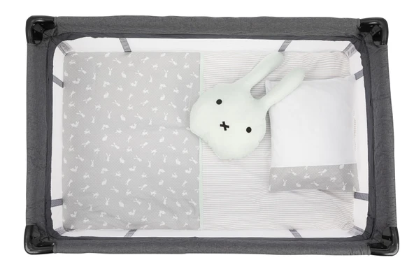 Sema Baby 6 Parça Lüks Park Yatak Bebek Uyku Seti - Happy Rabbit ürün görseli