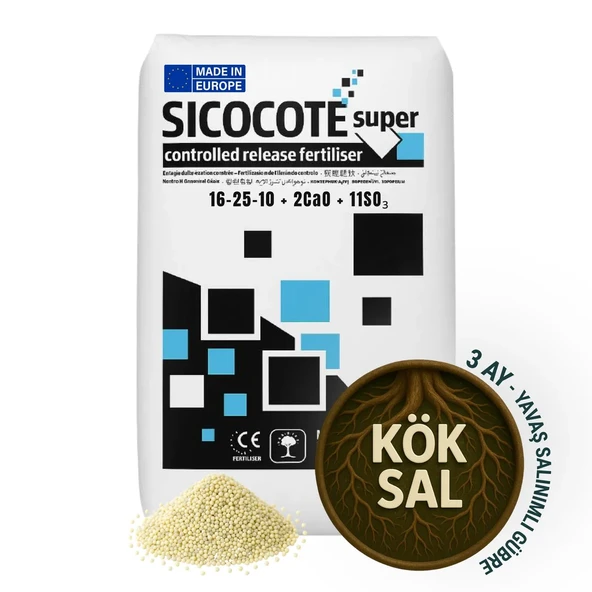 SICOCOTE NPK GÜBRE 16-25-10 (25 KG)