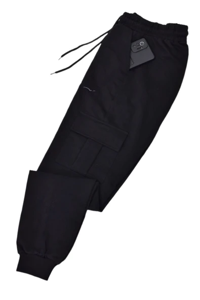 Erkek Kargo Cepli Manşetli Eşofman Altı 091 BGL-ST04783 - Resim 3