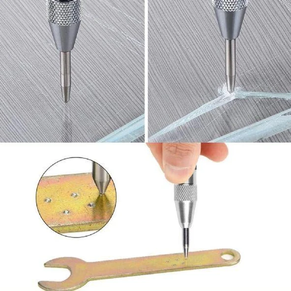 Marelli Mark merkez delik delme, vidalama yeri işaretleyici merkezleyici - Resim 2