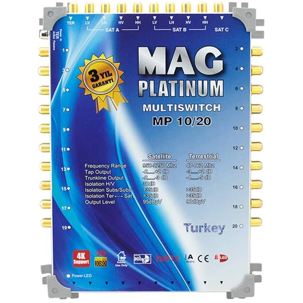 Mag Platinum 10-20 Kaskatlı Uydu Santrali ürün görseli