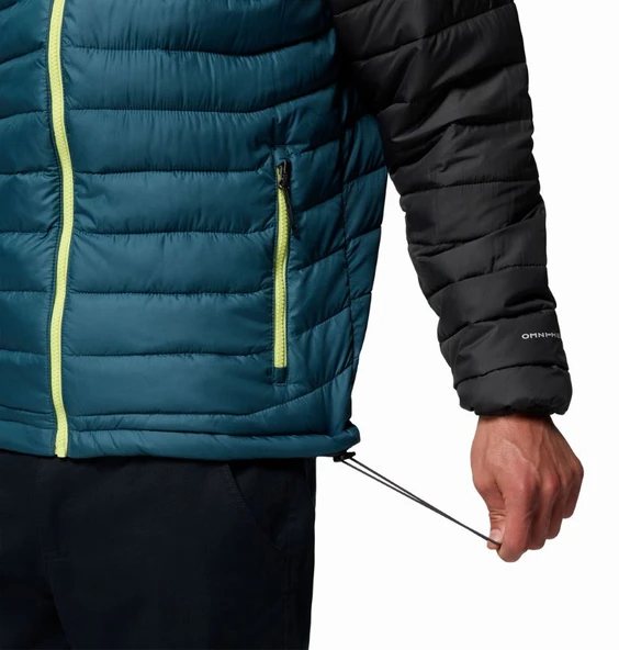 Columbia Powder Lite™ II Hooded Jacket Mavi Erkek Outdoor Mont WO6272 - Resim 7