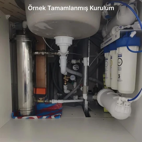 PowerMaster PM-28652 Ana Hat Su Arıtma Sistemi 3.000 L/Saat Paslanmaz Çelik Gövdeli Yıkanabilir UF-PVDF Filtreli - Resim 7