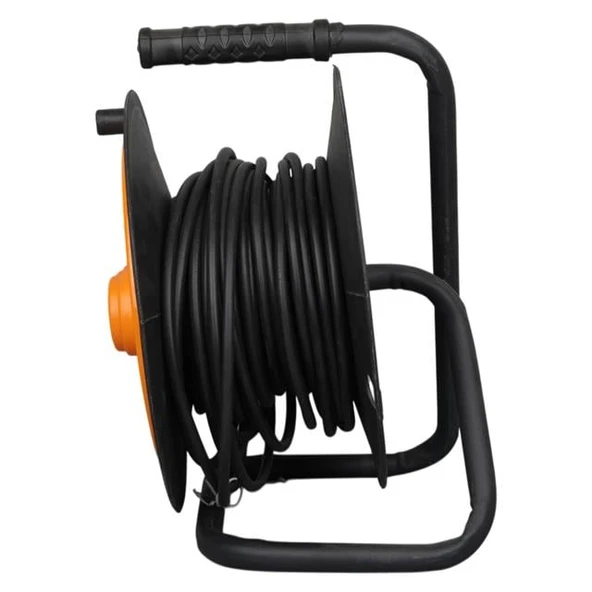ASL ASL-1020 20 Metre 4 Priz Girişli Makaralı Uzatma Kablosu 3000W 3x1.5mm - Resim 2