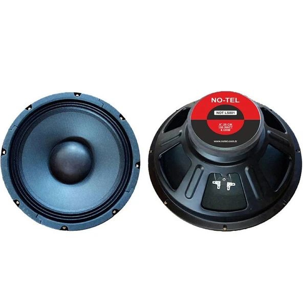 NO-TEL LS801 8 (20 CM) 150 WATT ÇIPLAK YEDEK HOPARLÖR ürün görseli
