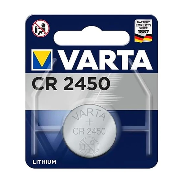 Varta CR2450 3 Volt Lityum Pil Tekli ürün görseli 1