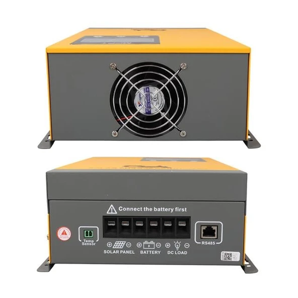 Sunsolar MPK100 MPPT Solar Şarj Kontrol Cihazı 100A (12V/24V/36V/48V Otomatik) 250V Maksimum PV LCD Ekranlı RS485 Portlu - Resim 3