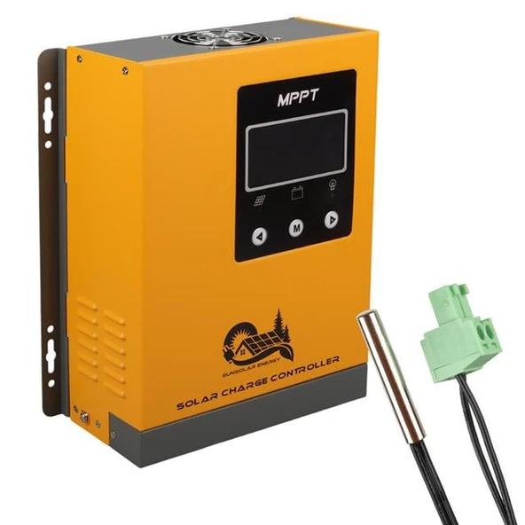 Sunsolar MPK50 MPPT Solar Şarj Kontrol Cihazı 50A (12V/24V/36V/48V Otomatik) 250V Maksimum PV LCD Ekranlı RS485 Portlu ürün görseli 1
