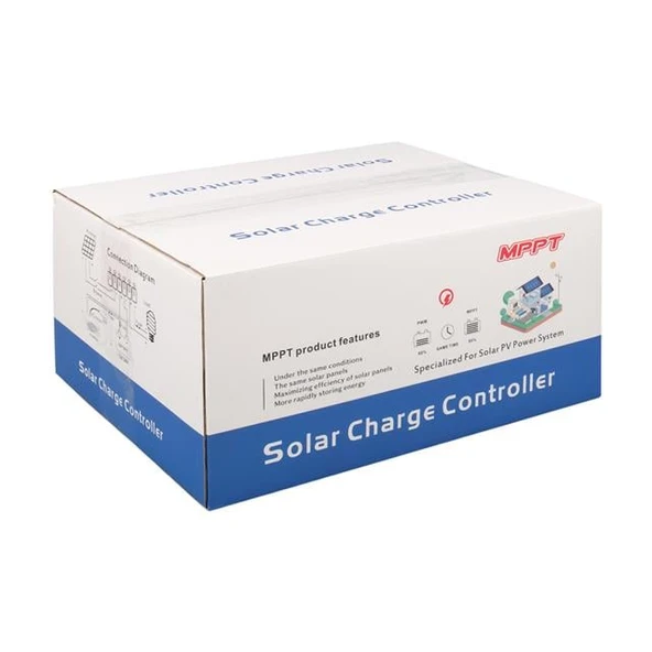 Sunsolar MPK30 MPPT Solar Şarj Kontrol Cihazı 30A (12V/24V/36V/48V Otomatik) 250V Maksimum PV LCD Ekranlı RS485 Portlu - Resim 4