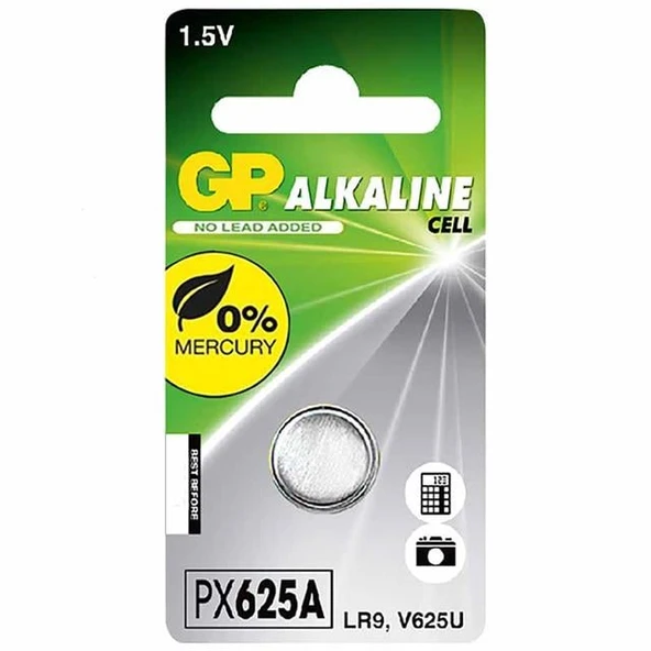 GP PX625A Alkalin Tekli LR9 Pil ürün görseli 1