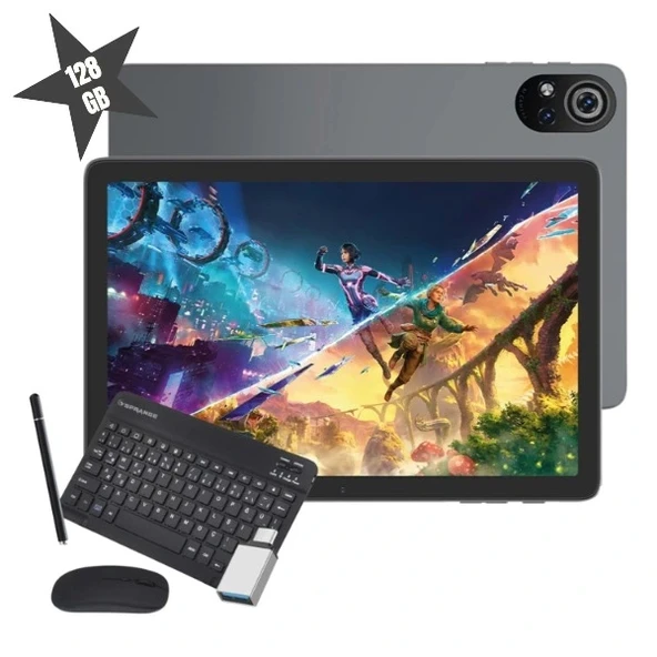 Silver 10.1" IPS Ekran 6GB/128GB Tablet PC ürün görseli 1