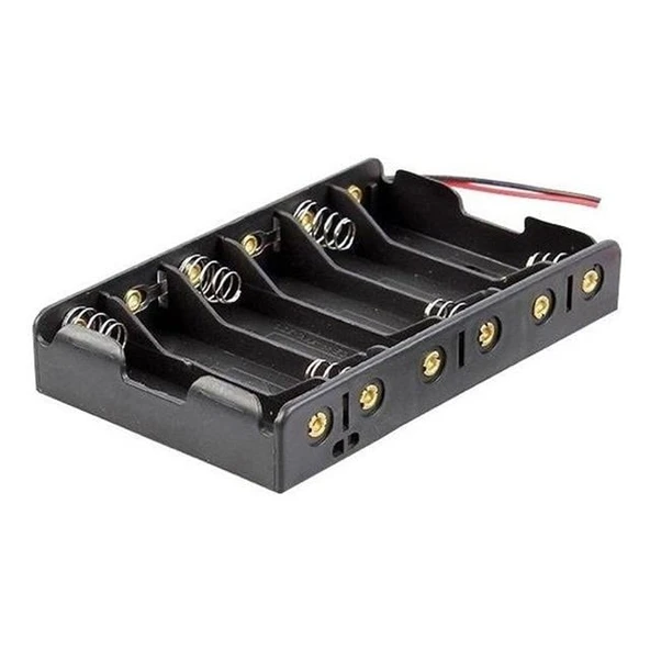 Powermaster Yan Yana 6'lı AA Pil Yuvası (IC-234B) - Resim 2
